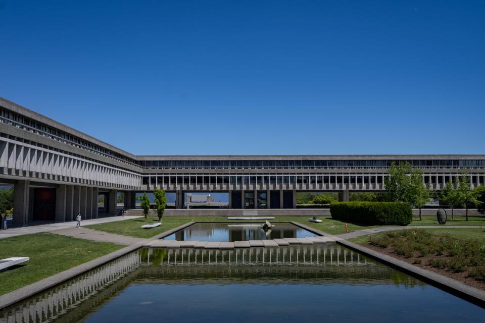 Simon Fraser University in Burnaby, B.C. is pictured on June 7, 2024.