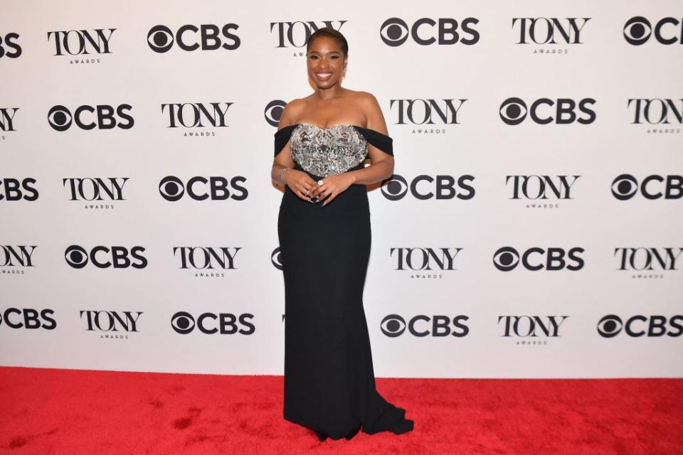 Singer-actress Jennifer Hudson, co-producer of the winning musical "A Strange Loop," poses in the press room during the 75th Annual Tony Awards on June 12, 2022 in New York City.<span class="copyright">ANGELA WEISS/AFP via Getty Images</span>