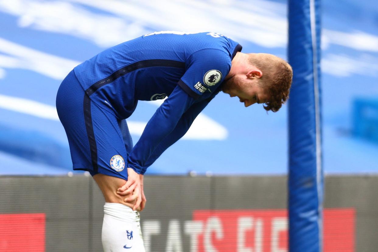 <p>Timo Werner has struggled in his first season at Chelsea</p> (POOL/AFP via Getty Images)