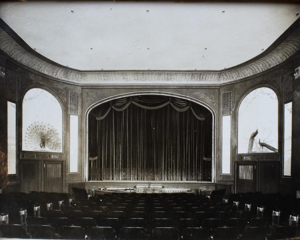 A handout picture shows The Patricia Theatre just after it opened in late 1928 in Powell River, British Columbia, the most western province of Canada. (Reuters)