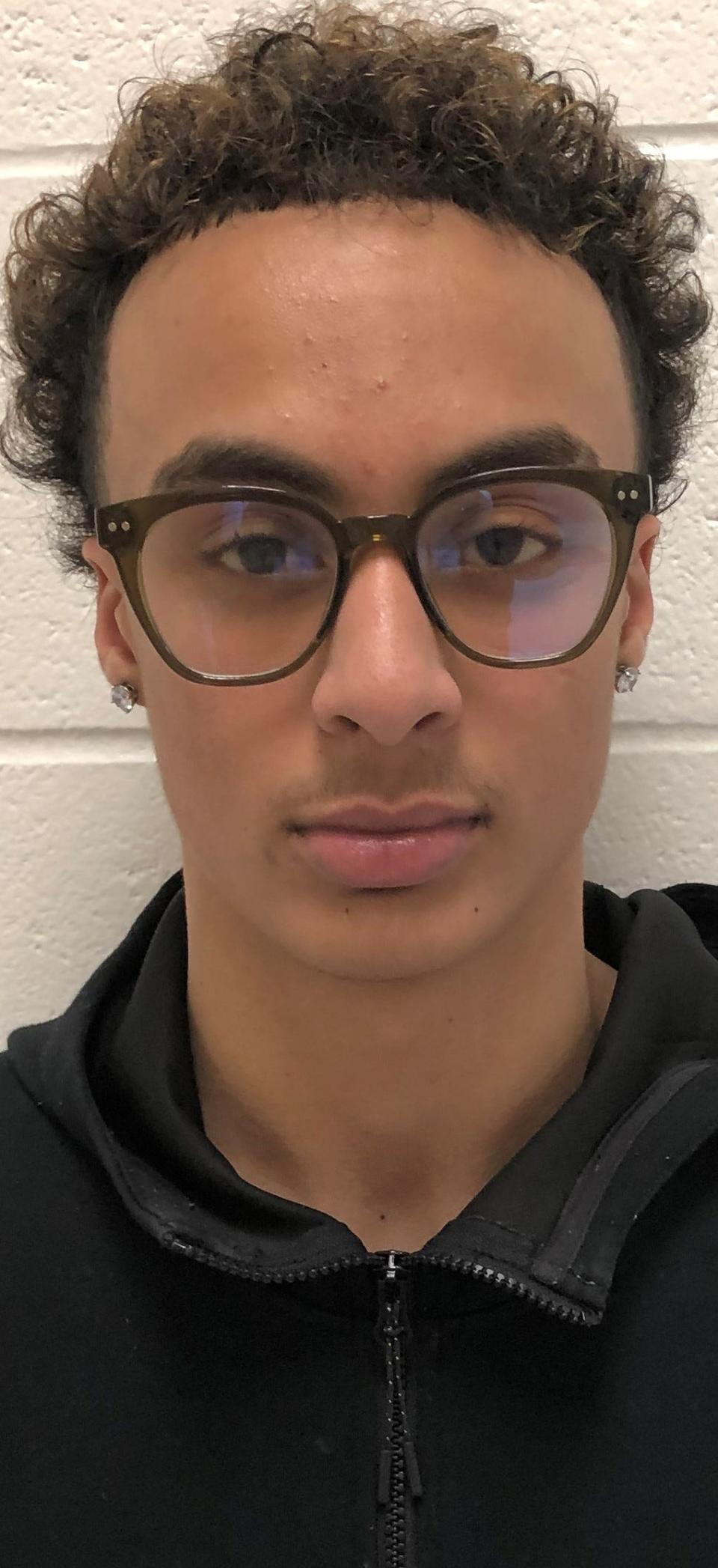 Zanesville junior Rashaud Hampton scored 10 of his 19 points in the third quarter Tuesday as the Blue Devils downed Heath 49-37 in Winland Memorial Gymnasium.