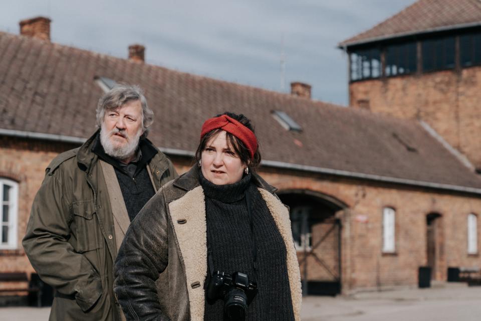 In "Treasure," Ruth (Lena Dunham, right) and Edek (Stephen Fry) trace their family history through Poland.