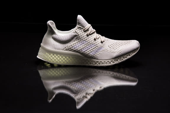 Adidas' new running shoe has a 3D printed midsole.