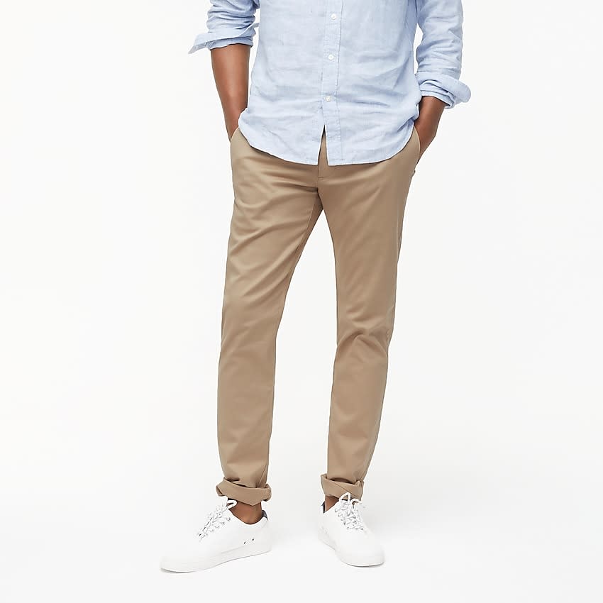 J. Crew Straight-Fit Flex Khaki Pant