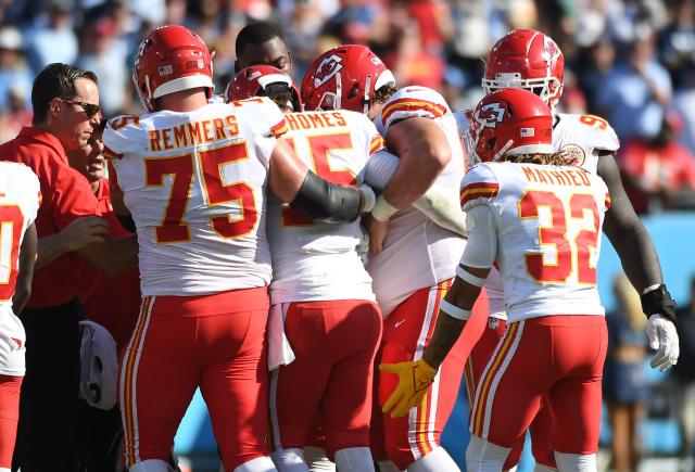 Chiefs; Patrick Mahomes out, Henne in during fourth quarter vs. Titans -  Arrowhead Pride