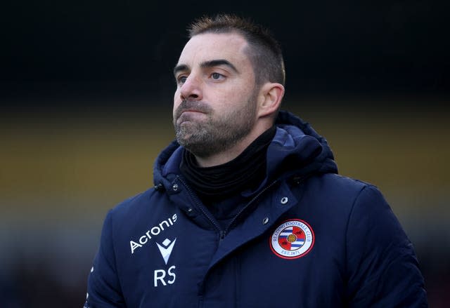 Reading manager Ruben Selles