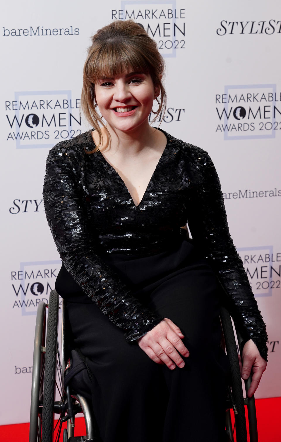 Ruth Madeley arriving at the Stylist Remarkable Women Awards at The Londoner hotel, in London. Picture date: Monday March 14, 2022. (Photo by Ian West/PA Images via Getty Images)