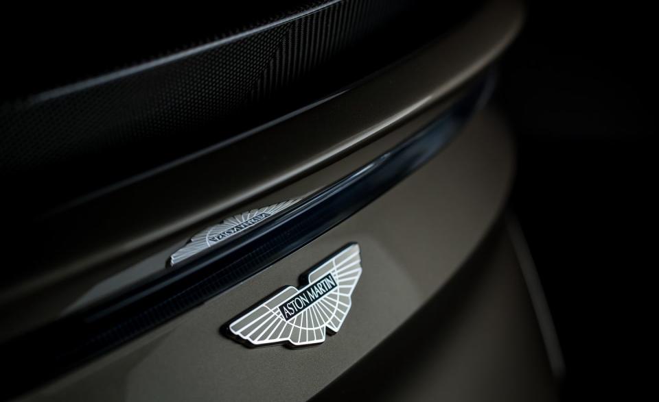 <p>Aston Martin badging is also in evidence.</p>