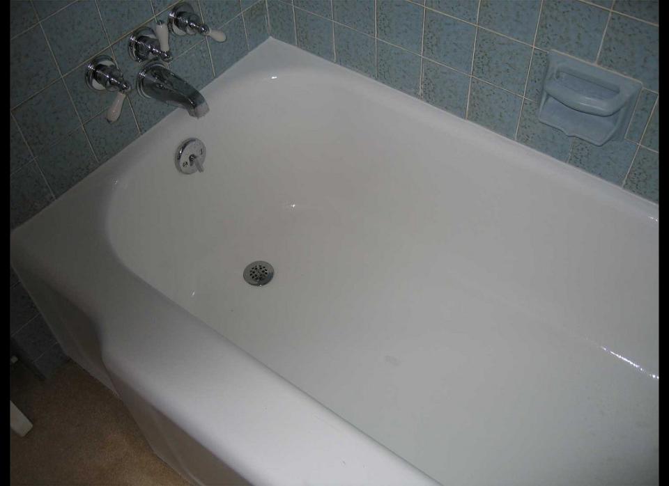 There's nothing quite like a long bath at the end of an even longer day. But if your tub's enamel is chipped or cracked, this peaceful remedy may be out of your reach. Don't worry though, there is a simple fix. First, you'll need to figure out whether the crack is large enough to need a fiberglass mesh insert. If the crack is more than a quarter inch wide, you will need some kind of patch. Purchase a fiberglass tub repair kit. After making sure your tub is clean and dry, sand the cracked or chipped area with sandpaper. Then, follow the instructions given with the kit. Some come with colorant to mix with the crack filler, while others come with paint to apply after the fill dries. Allow the filler to dry overnight and then sand it down so it's smooth. Finally, apply the paint or polish given.     For a full tutorial head to <a href="http://www.essortment.com/yourself-repair-bathtub-cracks-chips-12044.html" target="_hplink">Essortment</a>.   