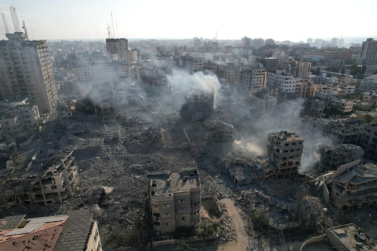 Gaza Strip during the Israel–Hamas war, October 10, 2023. (Photo/Wiki)