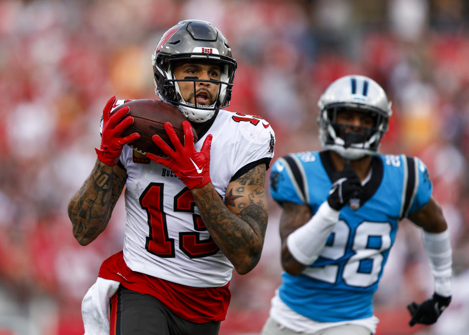 Mike Evans is one of the remaining stars the Tampa Bay Buccaneers have for the post-Tom Brady era. (Photo by Kevin Sabitus/Getty Images)