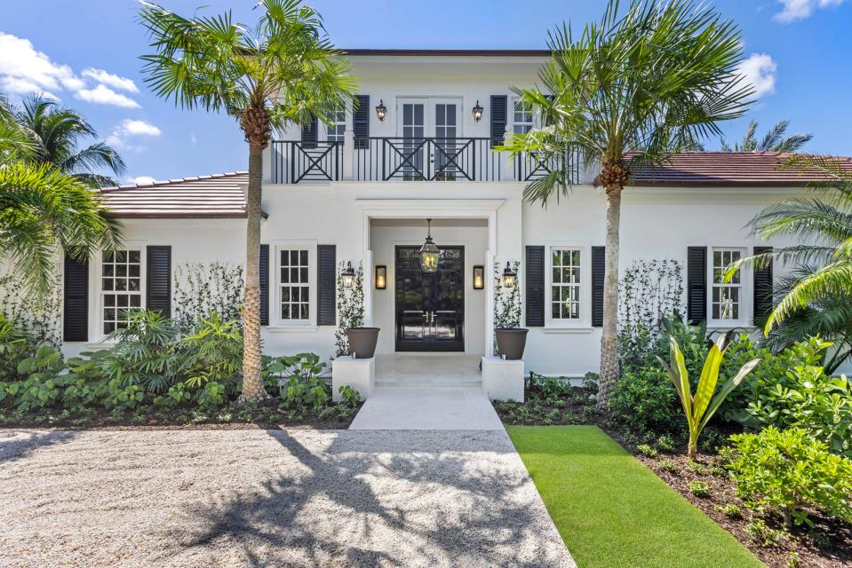 A just-completed house developed on speculation at 130 Algoma Road in the Estate Section of Palm Beach is listed at $23 million.