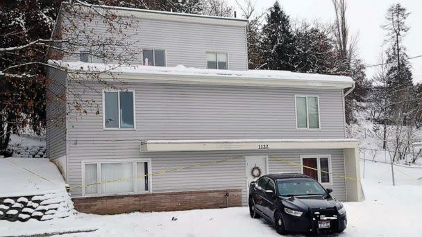 PHOTO: A private security firm took over the duty of protecting the crime scene at a home in the 1100 block of King Road in Moscow. (Idaho Statesman/TNS via Getty Images, FILE)