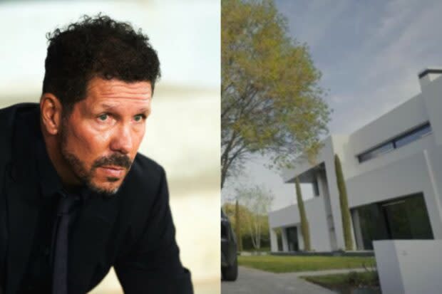 Diego Simeone vit dans le quartier huppé, La Finca, en banlieue de Madrid.