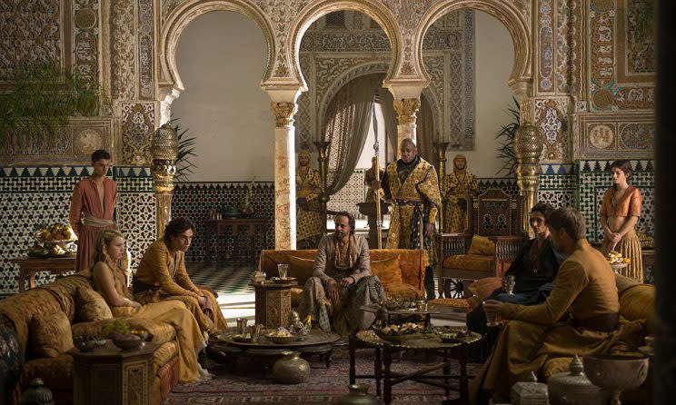 House Martell in Dorne in ‘Game of Thrones’ (Credit: HBO)