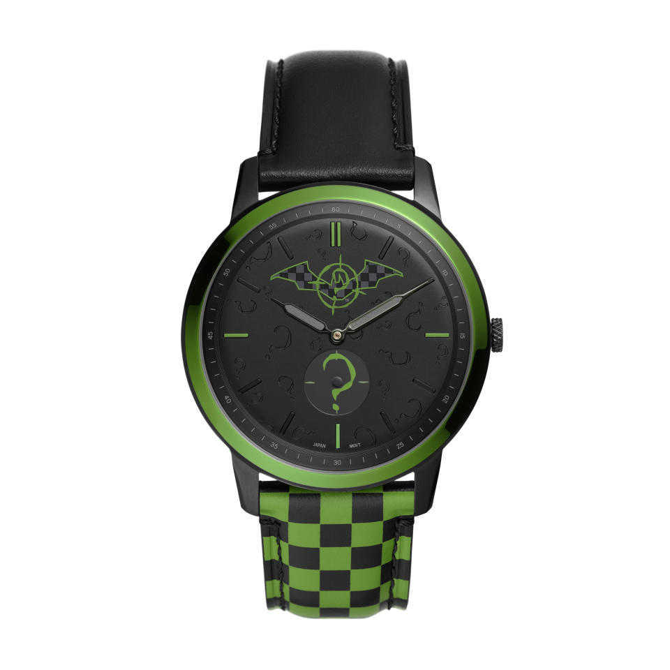 The Batman x Fossil The Riddler Watch