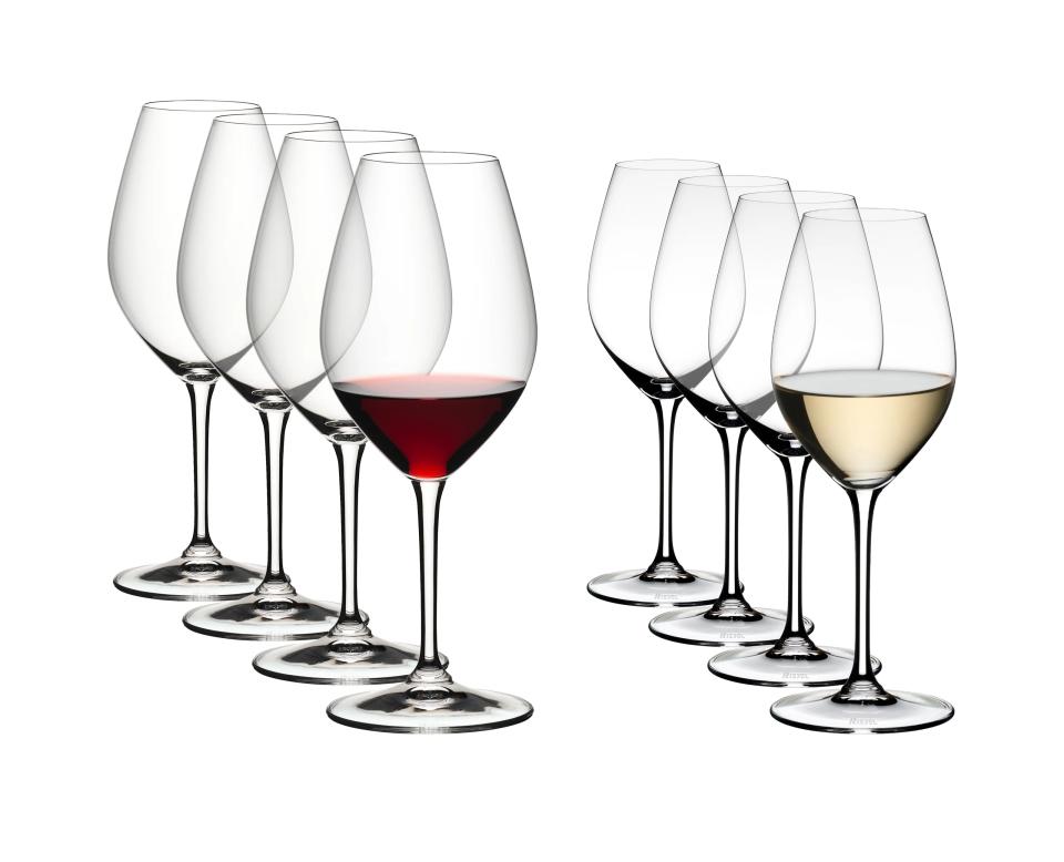 8 Piece RIEDEL Wine Friendly Wine Glasses Set