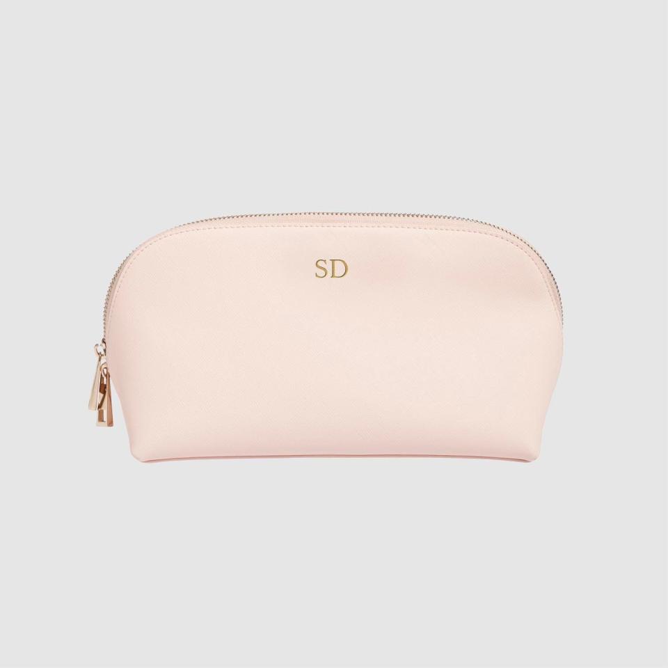 12) Pale Pink Large Cosmetic Case