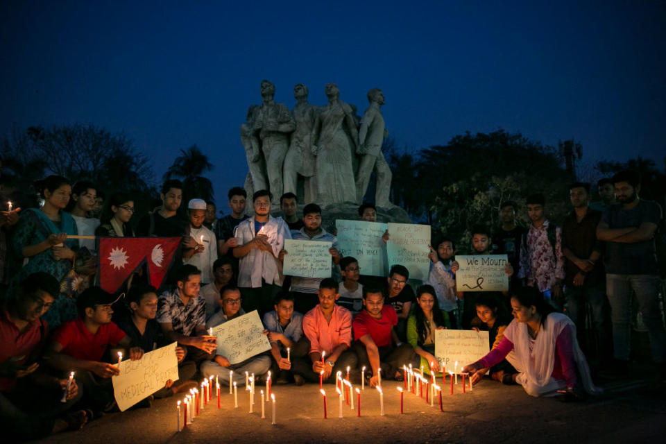Bangladeshis hold vigil for victims of Nepal’s plane crash