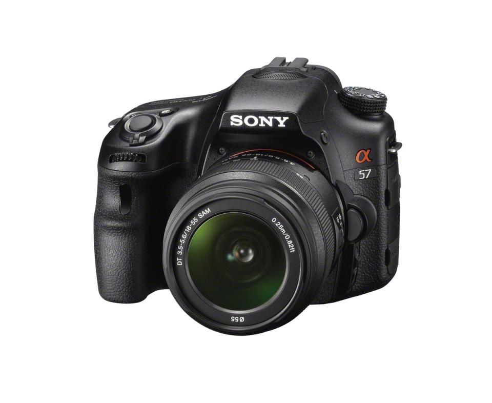 The Sony α57 camera (Alpha A57)