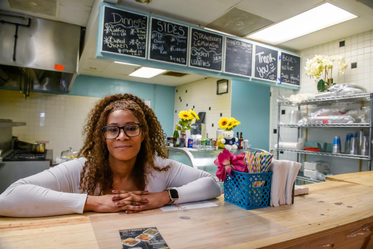 Willette Marie is owner and head chef of Honey Sugar Cafe in the Twin Towers Mall.