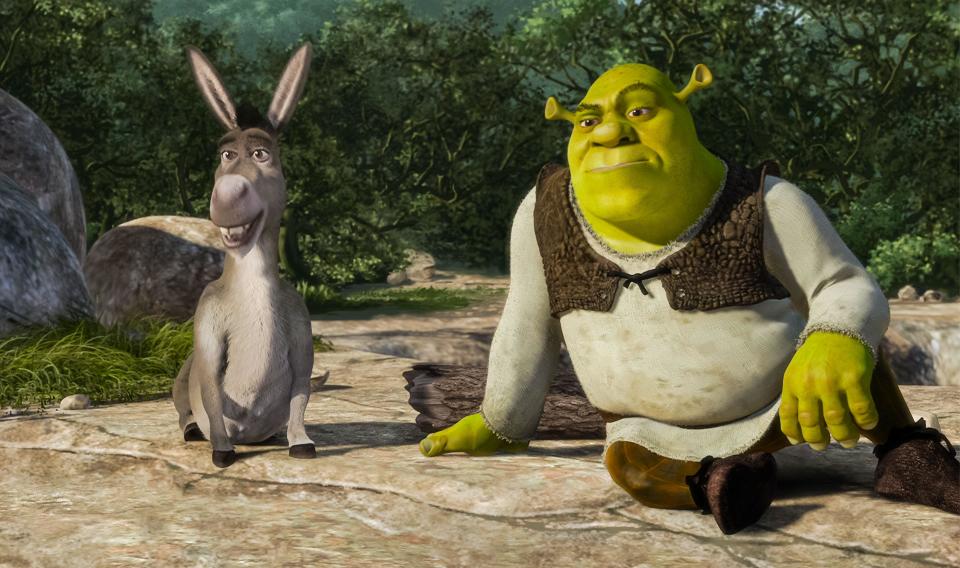 Mike Myers played Shrek alongside Eddie Murphy as Donkey (DreamWorks)