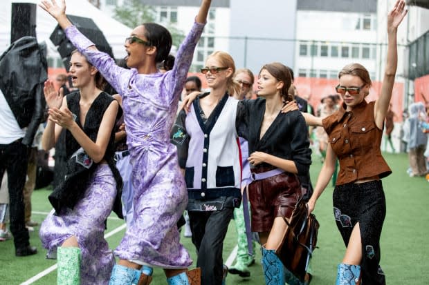 The Ganni Spring 2020 finale. Photo: Yuliya Christensen/Getty Images