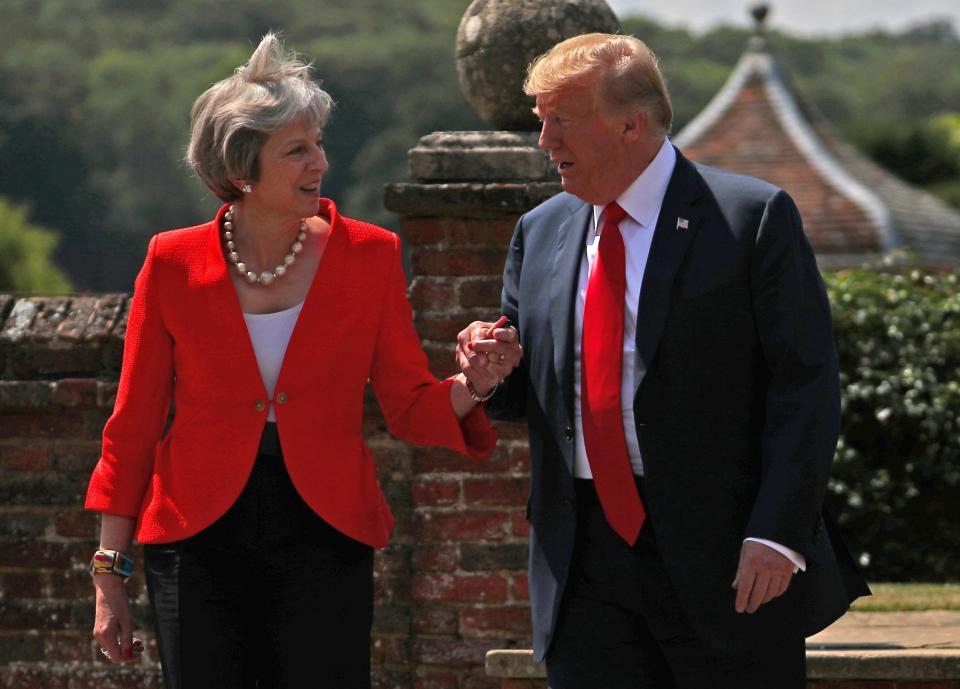 Trump 'berates' Theresa May after she calls to congratulate him on midterm elections