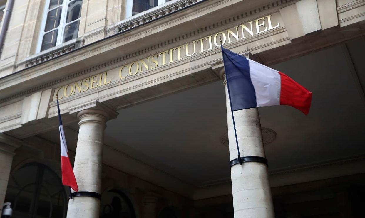 Le fronton du Conseil constitutionnel (illustration) - Jacques DEMARTHON / AFP