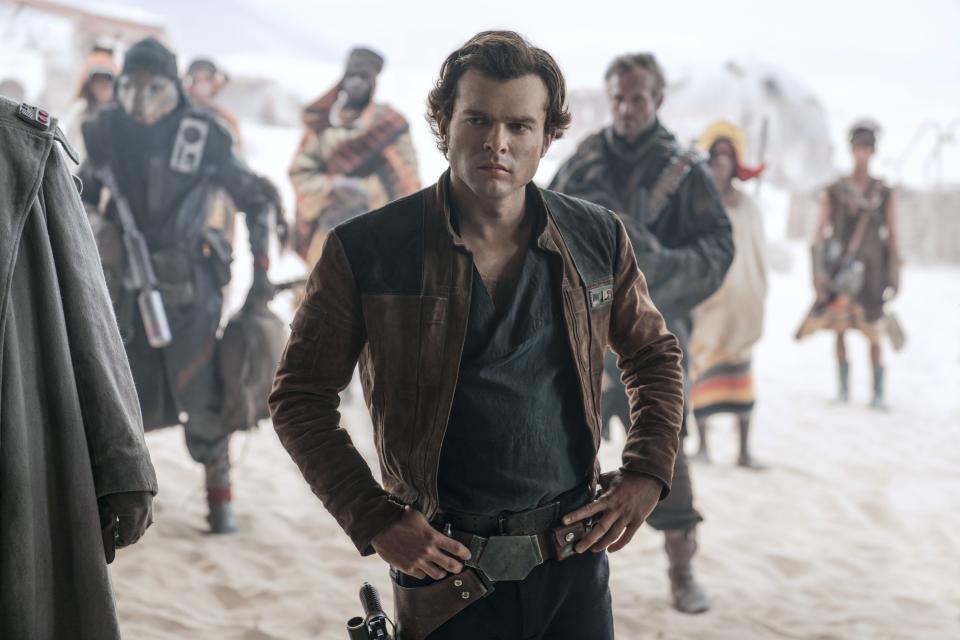 Alden Ehrenreich is Han Solo in "Solo: A Star Wars Story."