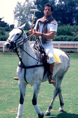 <p>Paul Harris/Getty </p> Sylvester Stallone on July 10, 1989