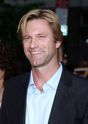 Aaron Eckhart at the New York premiere of Warner Brothers' No Reservations