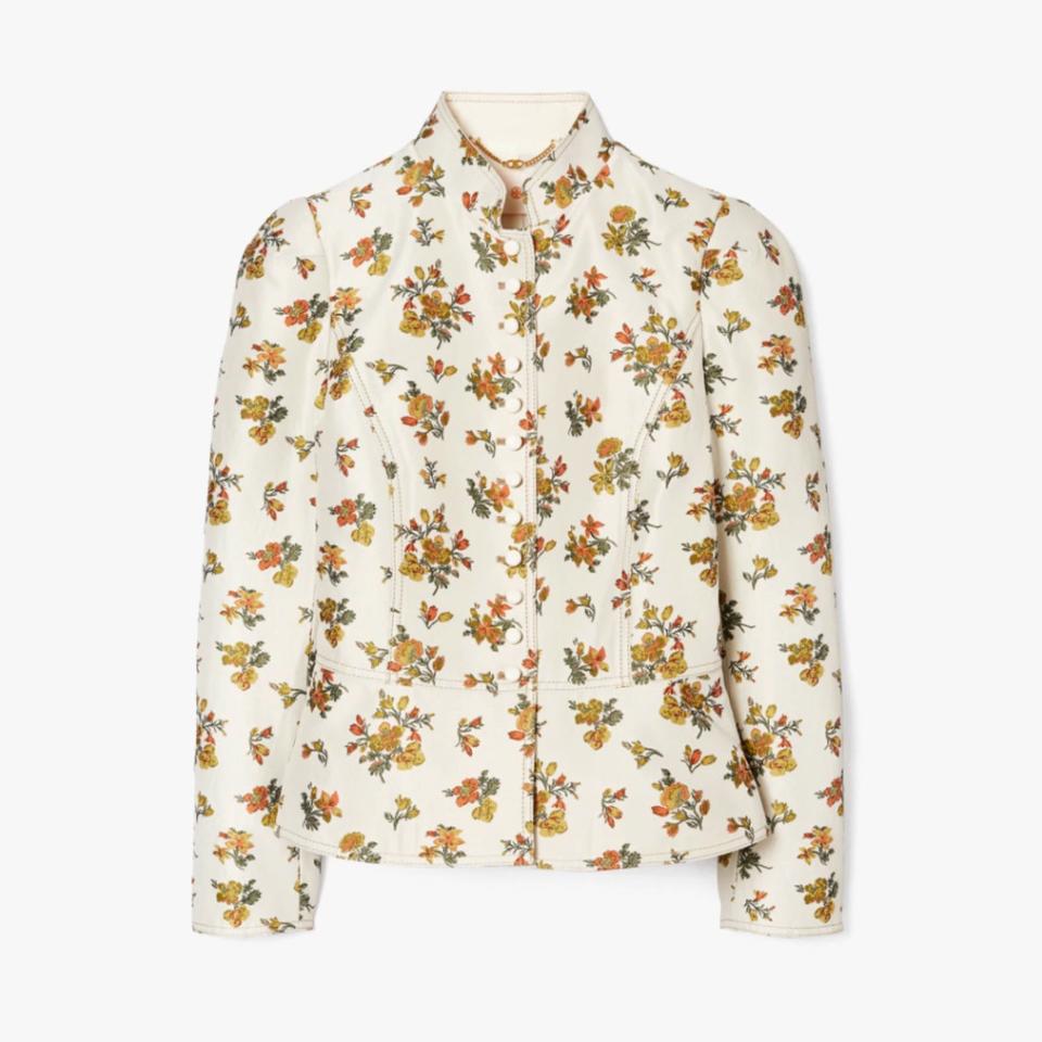 Tory Burch floral jacquard jacket