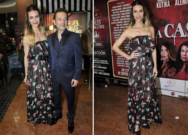 Paula Morales. La actriz acompañó a su pareja, Fabián Vena, enfundada en un vestido floreado muy primaveral. ¿Te gustó su look?