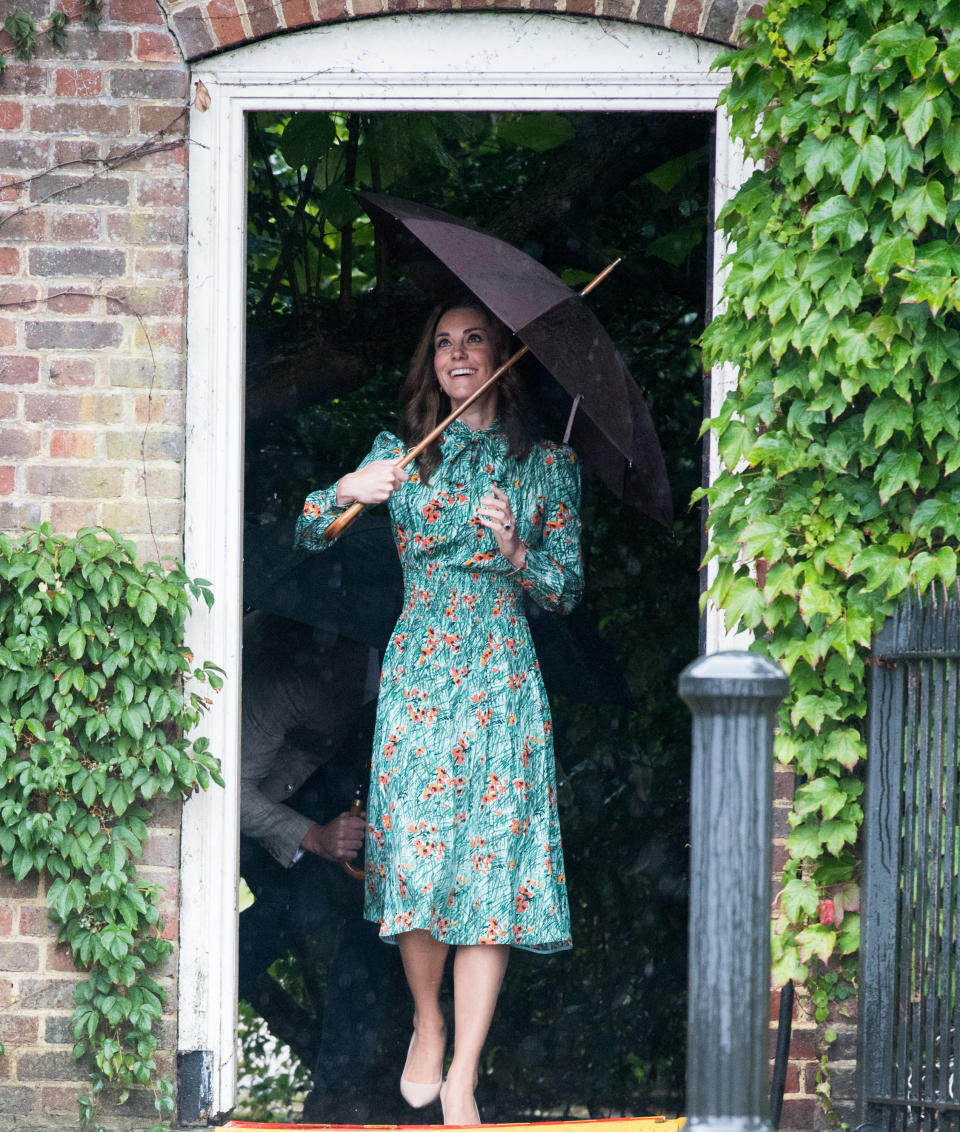 <p>Kate Middleton lució majestuosa y derrochó clase y estilo en Londres con este vestido de flores/Getty Images </p>