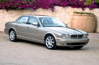 <p>Classic Jag styling, an aluminium body and an economical diesel engine: three things that convince us this XJ is a bona fide ecowarrior that will outlast us all. The twin-turbo 2.7-litre six-pot develops 321lb ft but can muster a shade over 31mpg. All very appealing, but the Jag’s forte is its ability to convey you and your fellow golfing pals in supreme comfort. Low and sporty, it cuts a dash among today’s bulked-out SUVs, too. Check everything works and that the suspension doesn’t clonk in corners.</p>