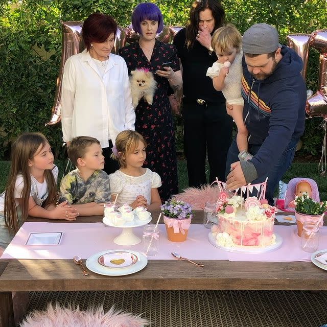 Sharon and Ozzy Osbourne Celebrate Minnie's Birthday With Their Grandkids