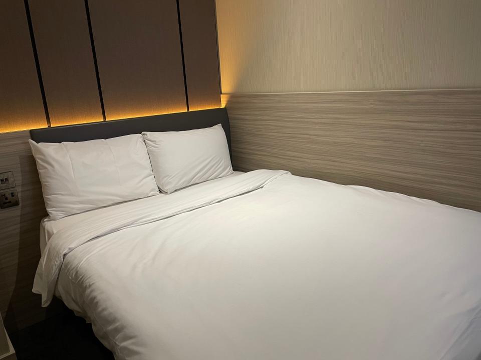 Bed in Aerotel rooms