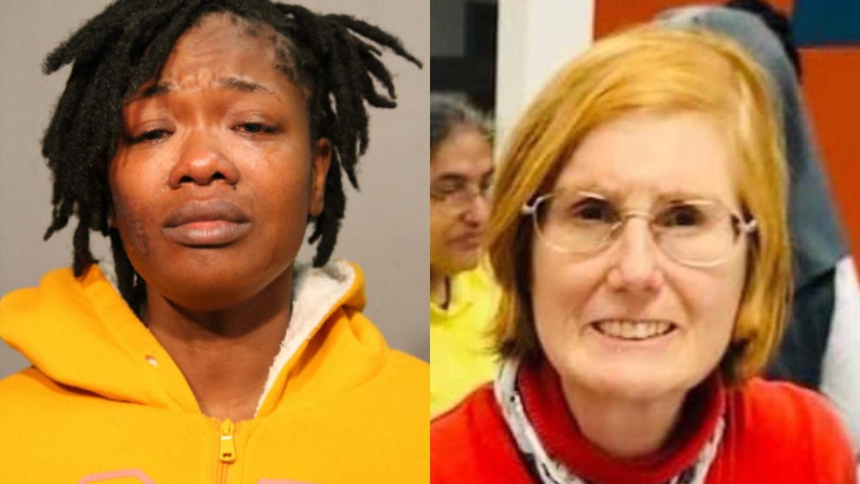 <div>Sandra Kolalou (previous mugshot) and Frances Walker (photo courtesy: Legal Help Firm)</div>