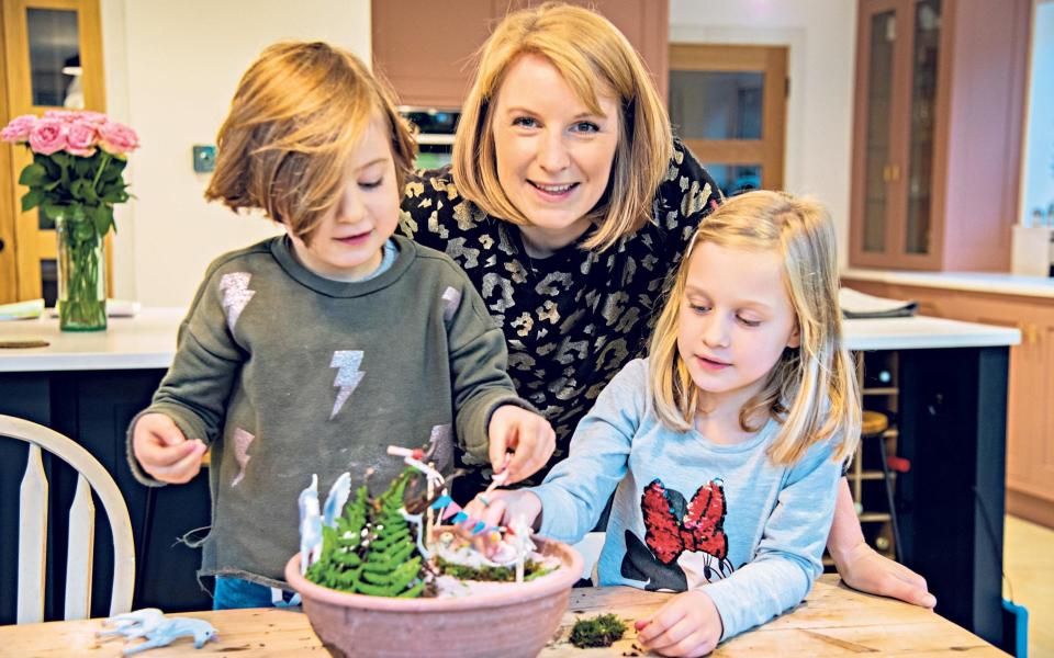 Victoria Page, Amelie and Clara create a Magical Fairy Garden - Madeleine Hunter Photography