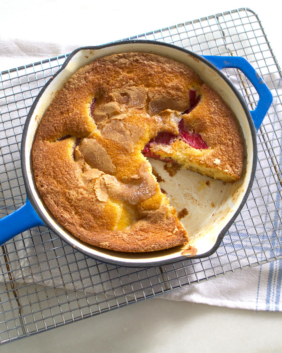 Plum Skillet Cake