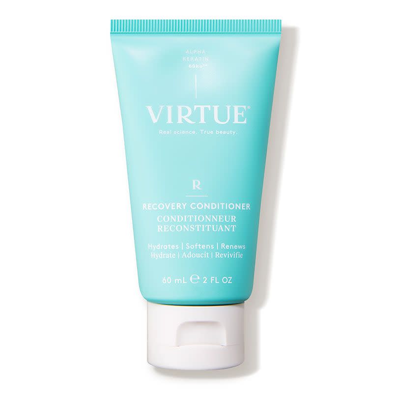 <p><strong>VIRTUE</strong></p><p>dermstore.com</p><p><a href="https://go.redirectingat.com?id=74968X1596630&url=https%3A%2F%2Fwww.dermstore.com%2Fproduct_Recovery%2BConditioner_81392.htm&sref=https%3A%2F%2Fwww.elle.com%2Fbeauty%2Fg34236847%2Fdermstore-hair-sale-2020%2F" rel="nofollow noopener" target="_blank" data-ylk="slk:Shop Now;elm:context_link;itc:0;sec:content-canvas" class="link ">Shop Now</a></p><p><strong><del>$16</del> $12 (25% off)</strong></p><p>The keratin used in <a href="https://www.dermstore.com/profile_VIRTUE+_505675.htm" rel="nofollow noopener" target="_blank" data-ylk="slk:VIRTUE;elm:context_link;itc:0;sec:content-canvas" class="link ">VIRTUE</a> products is identical to keratin produced by the human body, so you can expect stronger strands with every use. Unlike a lot of other Keratin products, VIRTUE's products are all vegan. (Editor's note: I bought myself this travel-sized version back in July after reading about how Jennifer Garner swears by this, and I still have some left. And yes, I shower regularly.) </p>