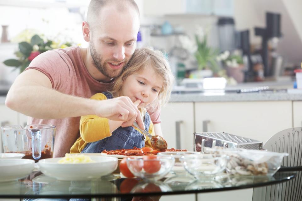 2) Cook a meal together.