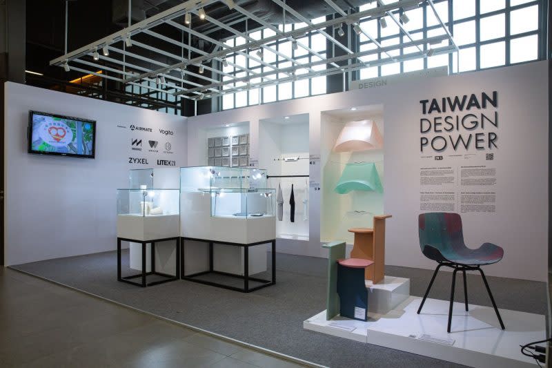 台灣設計研究院以台灣設計力(Taiwan Design Power)為主題，於曼谷設計週展出。（台灣設計研究院提供）