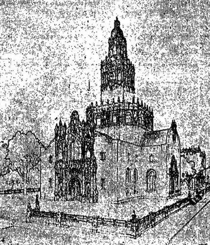 An old newspaper image of La Casa de Castille.