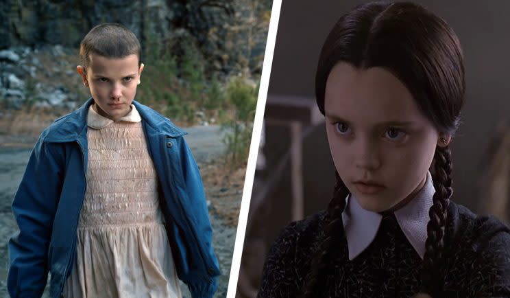 Millie Bobby Brown as Wednesday Addams? - Credit: Netflix/Paramount