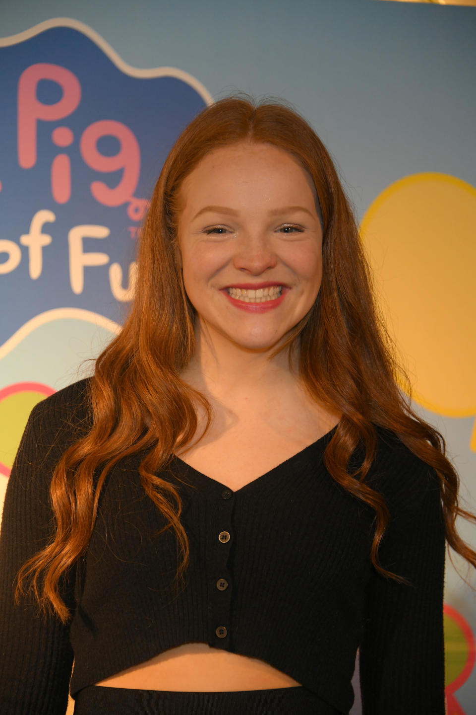 Harley Bird attends a gala screening of "Peppa Pig: Festival Of Fun" at Vue Leicester Square on March 17, 2019 in London, England. (Photo by David M. Benett/Dave Benett/Getty Images)