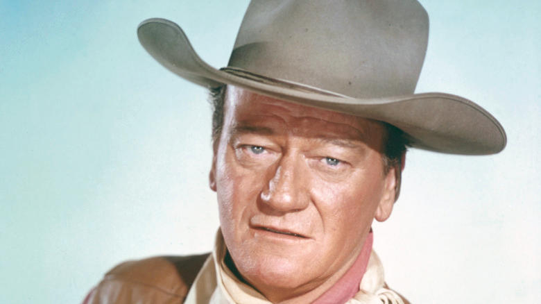 John Wayne in a cowboy hat