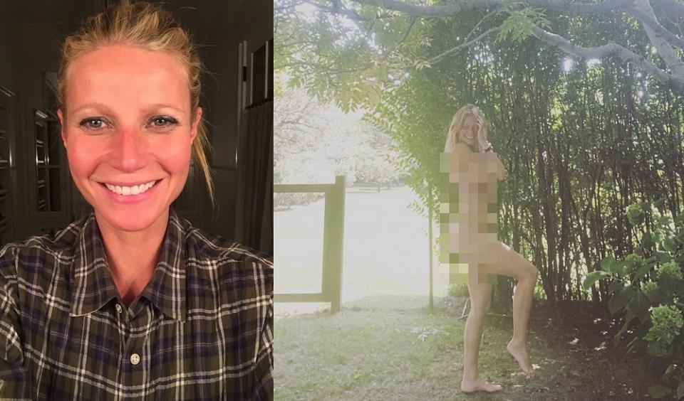 Paltrow donned her birthday suit to celebrate her 48th birthday last weekend. — Pictures from Instagram/gwynethpaltrow