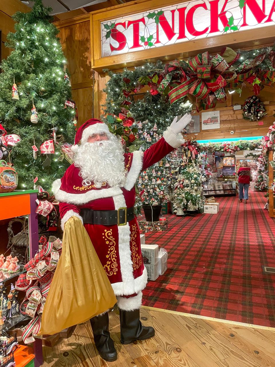 St. Nick Nacks -- located within Callahan's of Calabash -- is one of a few local year-round Christmas shops.